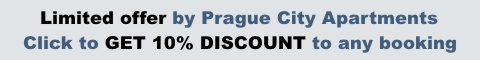 Enjoy 10% off - alternative to hotel accommodation in Prague Get 10% discount on accommodation in Prague - apartments in Prague